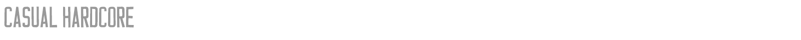 Casual Hardcore font preview